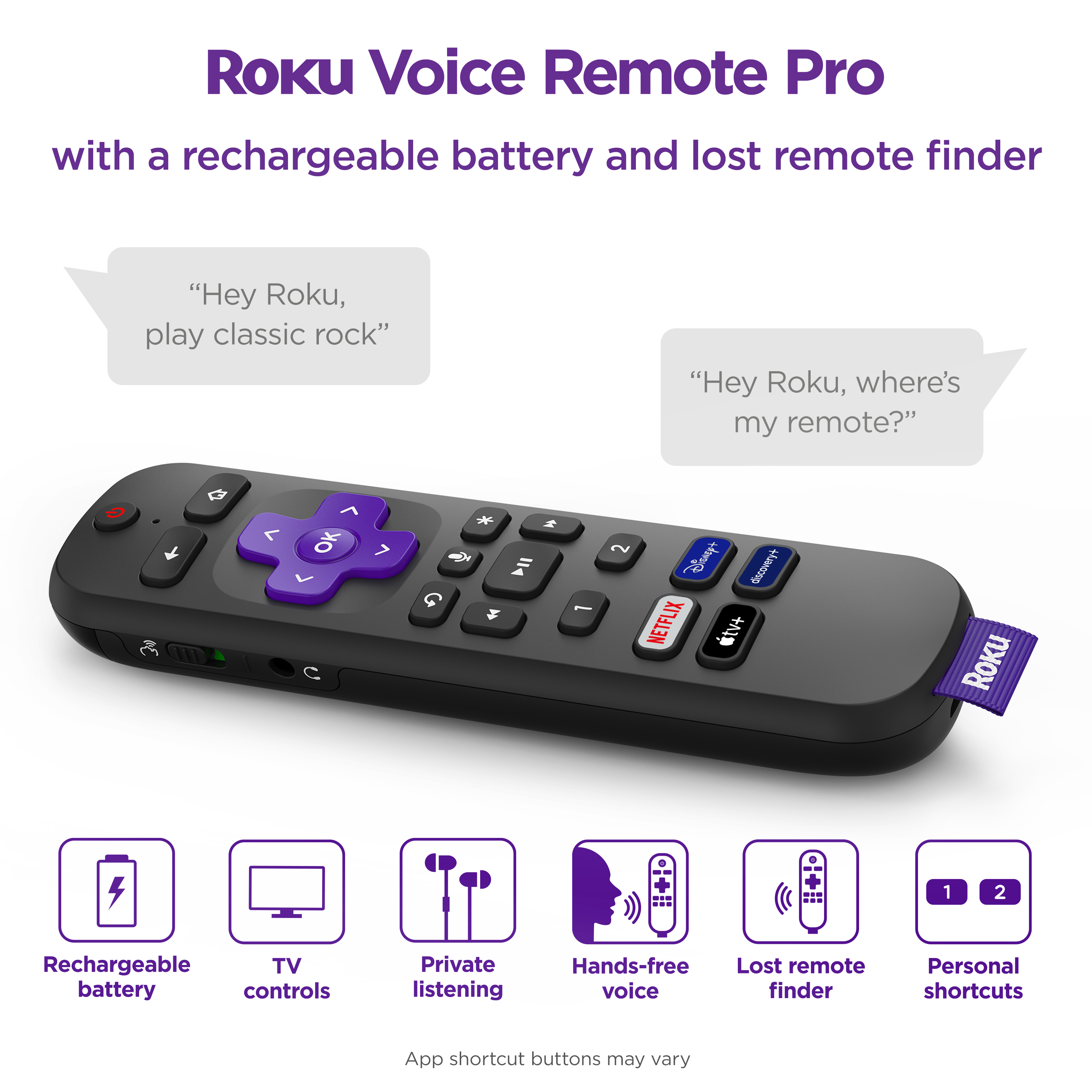 Roku Ultra 4K/HDR/Dolby Vision Streaming Device and Roku Voice Remote Pro with Rechargeable Battery - image 4 of 13