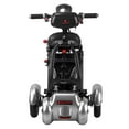 thumbnail image 5 of Electric Motorized Compact Medical Scooter, 265 lb Weight Capacity - Silver, 5 of 7