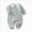 A20--Light Gray, variant on 3-6 Months Newborn Bodysuit Baby Romper Spring Fall Long Sleeve Cotton Crawling Outfit Bodysuit Warm Home Wear Light Gray Baby Gift