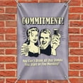 thumbnail image 2 of Commitment You Can't Drink All Day Unless Start in Morning Funny Humor Home Business Office Sign, 2 of 4