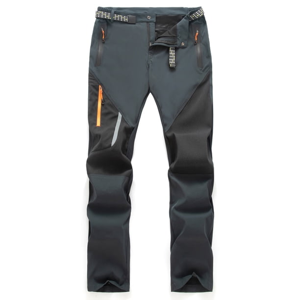 Ceisia Men's All-Season Cargo Pants - Outdoor Fashion Gift Solid Casual Elastic Waist Multi-Pocket Nylon-Spandex Pants