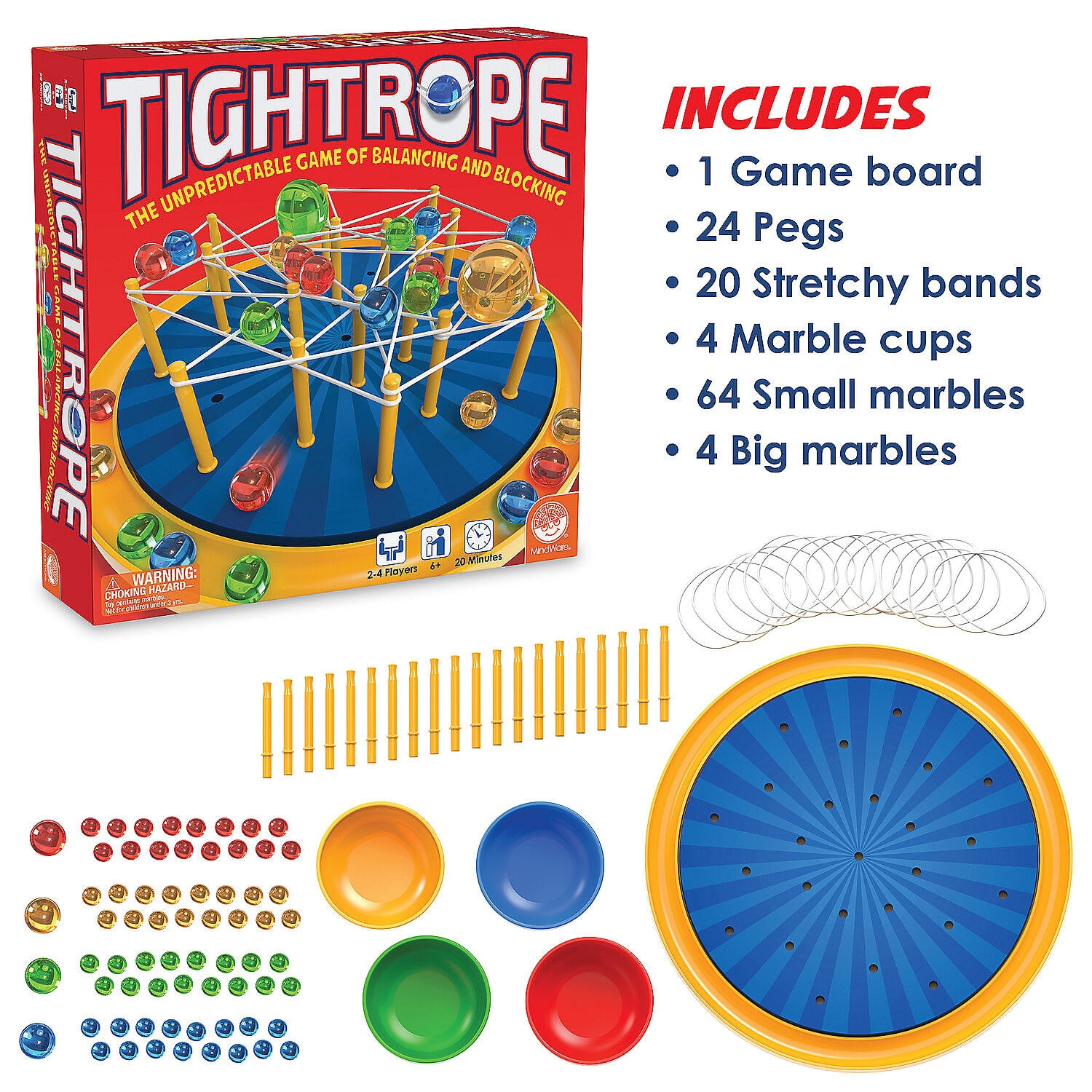 MindWare Tightrope Family Strategy Game, 2 to 5 Players