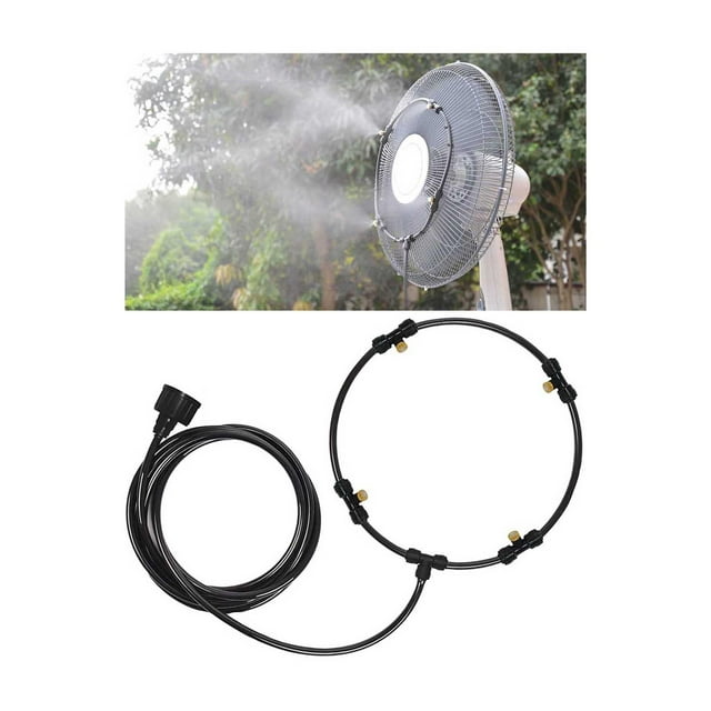 Water Mist Sprayer System Misting Fan for Cooling 12inch