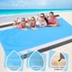 thumbnail image 3 of Beach Mat Beach Blanket 210x200CM Anti-Sand Picnic Blanket, Waterproof Beach Mat with 4 Stakes for Beach, Camping, Picnic, Travel, Light Blue, 3 of 4