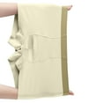 thumbnail image 5 of Riecok Mens Cotton Stretch Briefs Mid-Rise Solid Color Breathable Soft Comfortable Tagless Plat Brifes Beige XXXL, 5 of 8