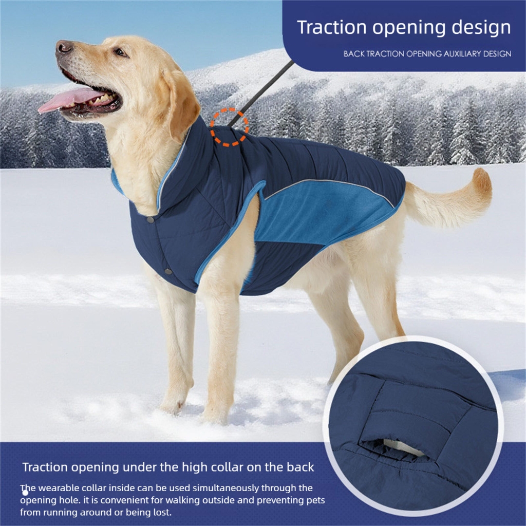 WINDLAND Dog Vest Clothes Outfit Thick Coat Clothes for Boy Girl Dog Winter Apparel