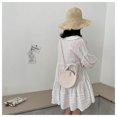 thumbnail image 4 of Womens Straw Beach Bag Woven Crossbody Shoulder Bags Top Handle Satchel Handbag Purse for Summer, 4 of 7