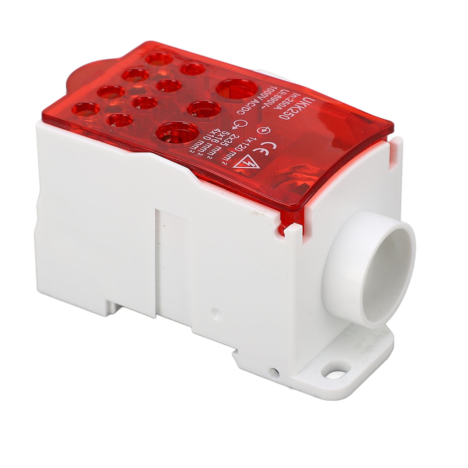 Junction Box Single Pole Distribution Box Terminal Block Junction Box Splicing Din Rail Single