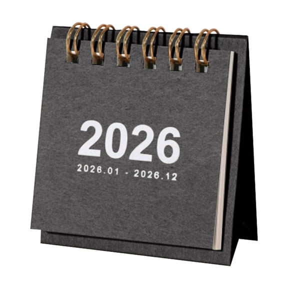 Mini Desk Calendar 2025-2026 - July 2025 to Dec 2026 Small Desktop Calendar, Small Standing Desk Table Top Schedule Calendars for Home Office School, 3''x2.6'' Little Notepad Calendar
