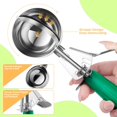 thumbnail image 4 of Ice Cream Scoop, Size Cookie Scoop Melon Baller Scoop with Trigger Release for Meatballs Melon, Ice Cream Scoop Stainless Steel Scoopers, 4 of 9