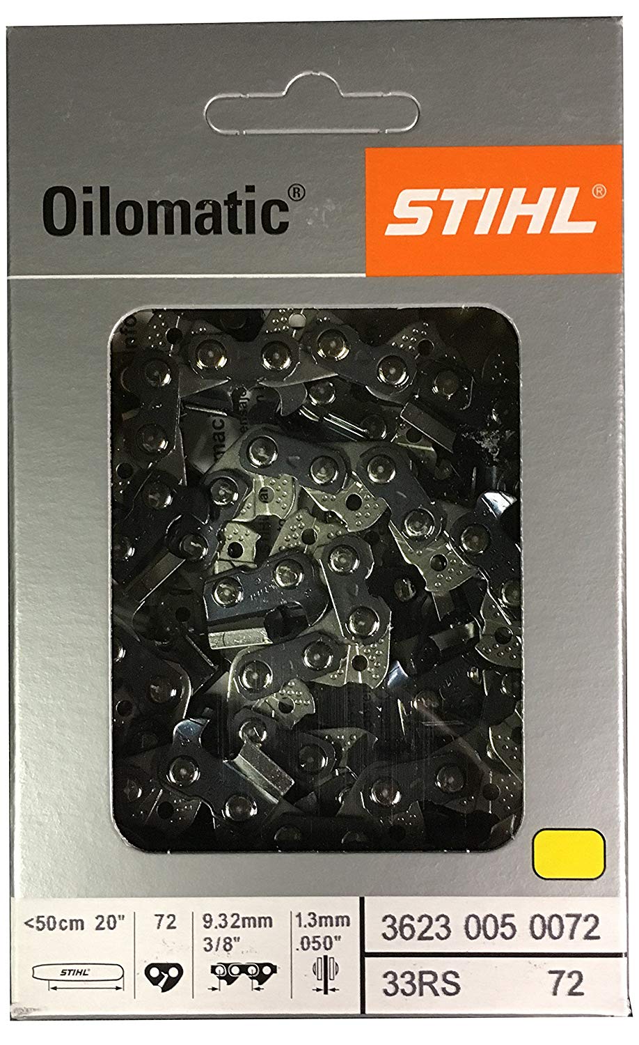 .050 Guage Stihl 33RS 72 Chainsaw Chain Rapid Super 20 Bar 3//8 Pitch Home /& Outdoor Store Husqvarna Model: Stihl