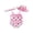 Pink, variant on BemeyourBBs Toddler Baby Girl Strawberry Bow Cherry Swimsuit Infant Bathing Suit One-Piece Swimsuits Sun Hat Set Front Bow Rash Guard Spaghetti Strap Swimwear Summer Beach Wear Headband