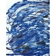 thumbnail image 2 of Fuchs, Jodi 15x18 White Modern Wood Framed Museum Art Print Titled - Blue Infinity II, 2 of 4