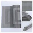 thumbnail image 2 of Unique Bargains Set of 6 Placemats for Kitchen Table Decor Silver Black, 2 of 7