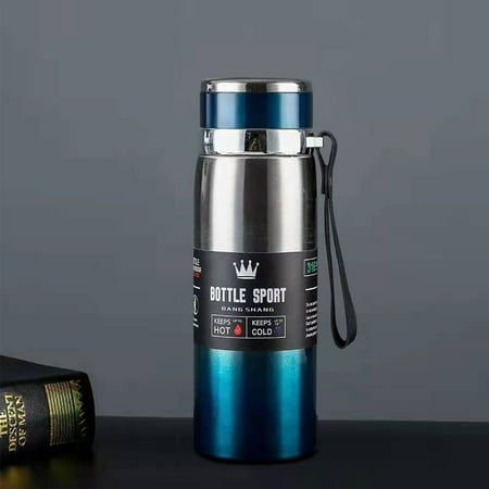 

Yjdsgif Clearence Thermoses Winter Portable Rope Insulation Cup Stainless Steel Outdoor Vehicle Mounted Large Capacity Insulation Cup 800ml Gifts