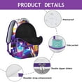 thumbnail image 4 of Modern Chic Students Backpack Aesthetic Abstract Graffiti School Bag Colorful Artistic Fashion Travel Bag, 4 of 6