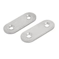 thumbnail image 2 of Placas planas de reparación recta de unión de 40mmx16mmx1.5mm 2 piezas, 2 of 2