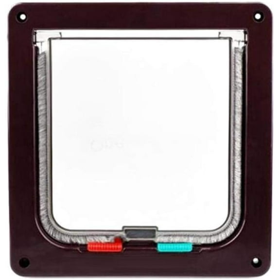 Pet Door 4 Way Magnetic Lockable Cat Kitten Dog Pet Entry & Exit Safe Flap Door 3Pcs