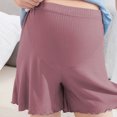 thumbnail image 5 of Dianli Maternity Loungewear Adjustable Buckle Thin Loose Shorts Elastic Waist Imitation Silk Soft Breathable Comfortable Homewear Maternity Nightwear, 5 of 8