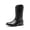 ALL BLACK, variant on Cowboy Boots for Men, Slip on Western Boots with Chic Embroidered Durable Short Retro Country Square Toe Boot