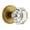 Antique Brass-Passage, variant on Champagne Crystal Door Knobs Interior Satin Brpassgloctagon Round For Hall Closet