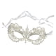 thumbnail image 5 of Máscara de encaje para mujer, máscara de media cara, elegante, suave y delicada, máscara de mascarada de encaje Correa de hilo de plata, 5 of 9