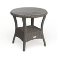 thumbnail image 2 of Tortuga Outdoor Bayview Outdoor Wicker Side Table with Tempered Glass Top Magnolia, 2 of 5