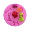 thumbnail image 2 of Toystoory Molde de pastel de silicona Hotel Dining Cafe Jelly Chocolate Pudding Mold Wedding Party Fondant Decoración Herramienta para hornear Herramientas y accesorios para hornear, 2 of 6