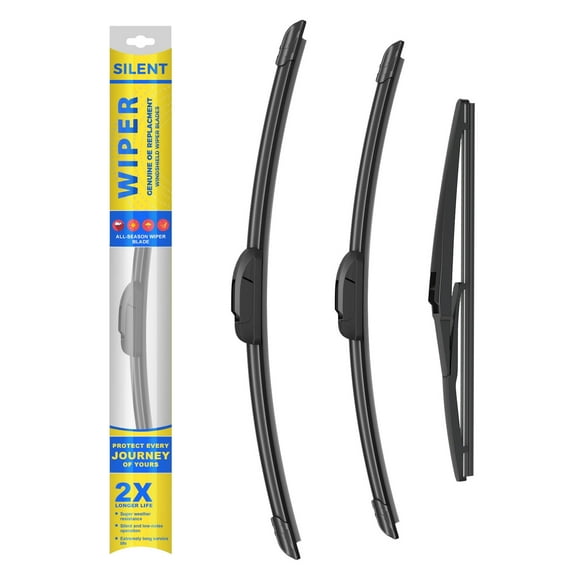 Windshield Wiper Blades Replacement for 2008-2019 Toyota Highlander,2011-2023 Lexus GX460 OEM Quality Premium All-Seasons Wiper blades Set - 26"20"12"(Pack of 3)