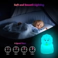 thumbnail image 3 of Labymos D C 5V Cute Cartoon Design Night Light Beside Lamp USB C-harging Port Operated, 3 of 8