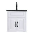 thumbnail image 3 of Renovators Supply Manufacturing Bathroom Vanity with Sink 20 1/4 in. Wide Black Resin Vanity Sinks for Bathrooms with Bathroom Vanity, Faucet and Sink Drain, 3 of 13
