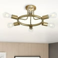 thumbnail image 5 of Aiwen 6 Lights Sputnik Semi Flush Mount Ceiling Lamp Metal Chandelier Lamp Fixture, 5 of 9