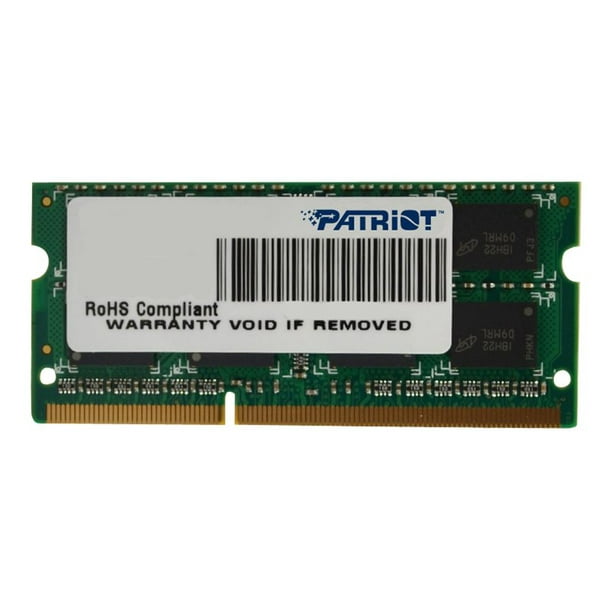 Patriot Signature Line Ddr3 Module 4 Gb So Dimm 4 Pin 1333 Mhz Pc3 Cl9 1 5 V Unbuffered Non Ecc Walmart Com Walmart Com