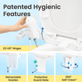 thumbnail image 5 of LUXE Bidet WHIFT 320 - Warm Water Deodorizing Bidet Attachment, White, 5 of 9