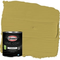 Glidden One Coat Interior Paint and Primer, Woolen Mittens / Yellow, 1 Quart, Flat