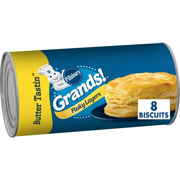 Pillsbury Grands! Flaky Layers, Buttermilk Biscuits, 8 ct ...