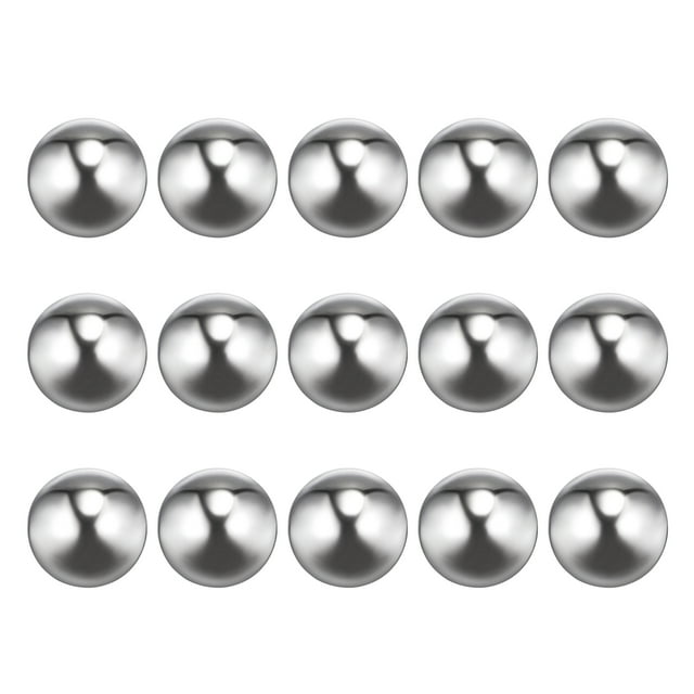 Unique Bargains Boules de Roulement en Acier Inoxydable 17mm 201 G1000 Précision Lot de 15