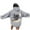 Grey, variant on Bibifish Womens Hoodies Letter Floral Print Drawstring Hoodies With Pocket Oversized Fit Spring Fall Long Sleeve Stylish Pullover Tops For Ladies