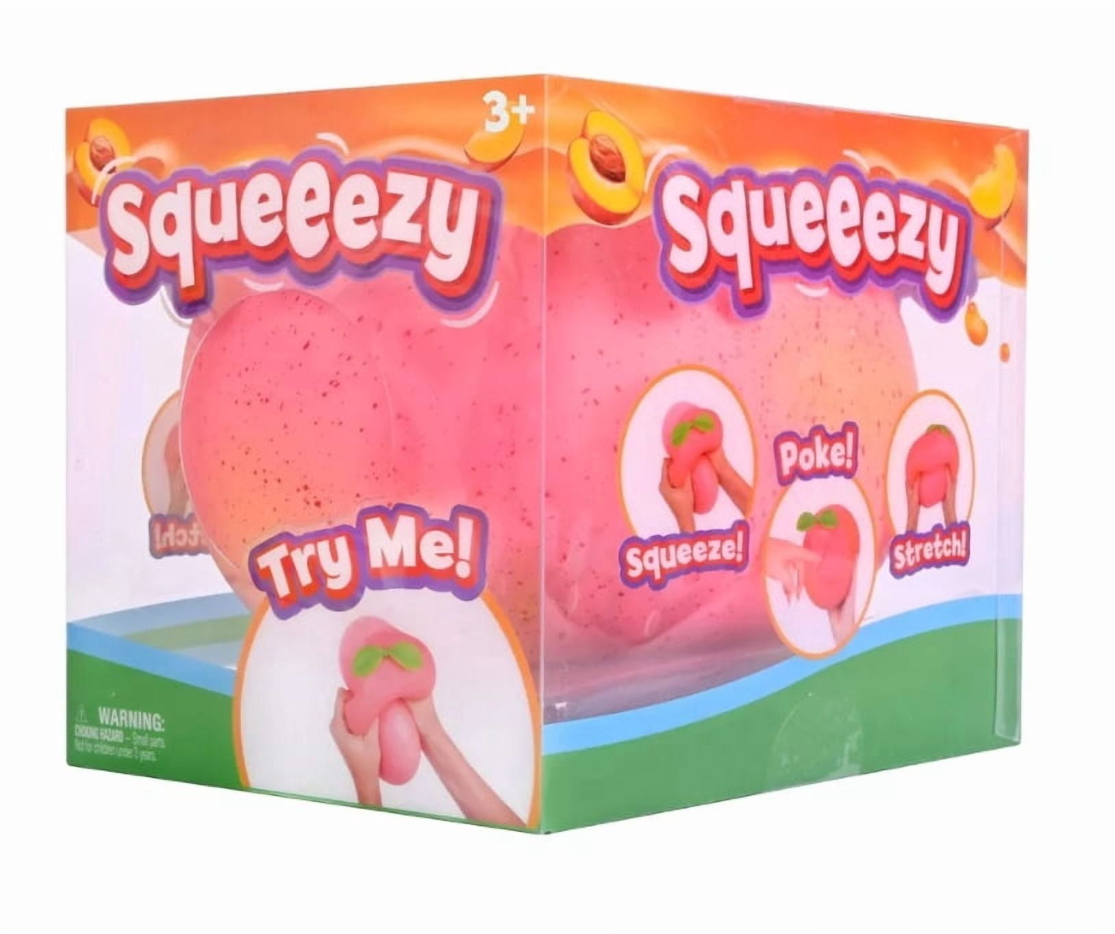 Peach Squeezy Stress Relief Squishy Ball - Sunny Days