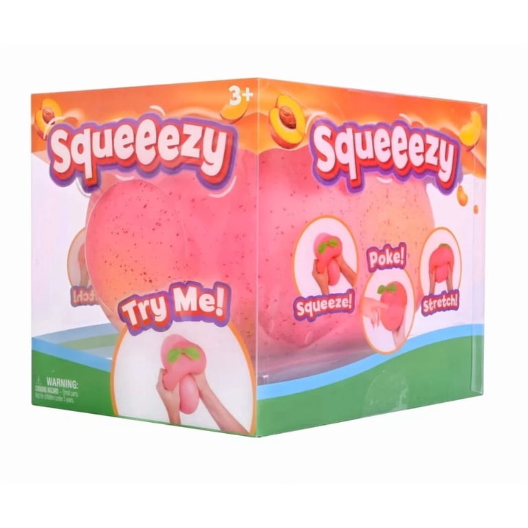 Peach Squeezy Stress Relief Squishy Ball - Sunny Days - Walmart.com