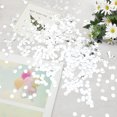 thumbnail image 4 of Round Confetti,QZS Glitter Silver Foil Metallic Decor,0.22LB Reusable Round Table Confetti for Graduation Decor,Durable Foil Metallic Tissue for Indoor and Outdoor, 4 of 6
