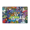 thumbnail image 2 of Cartoon Scooby-Doo Rugs Washable Cover Floor Rug Carpets Bathroom Decorations For Kitchen Bedroom Indoor Outdoor 72"X48", 2 of 7