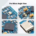 thumbnail image 7 of Pro Micro ATmega32U4 Development Board 5V 16MHz with USB, Microcontroller Board Compatible with Arduino IDE, Compact USB Controller Module for DIY Electronics, Keyboard Projects and Embedded Systems, 7 of 7