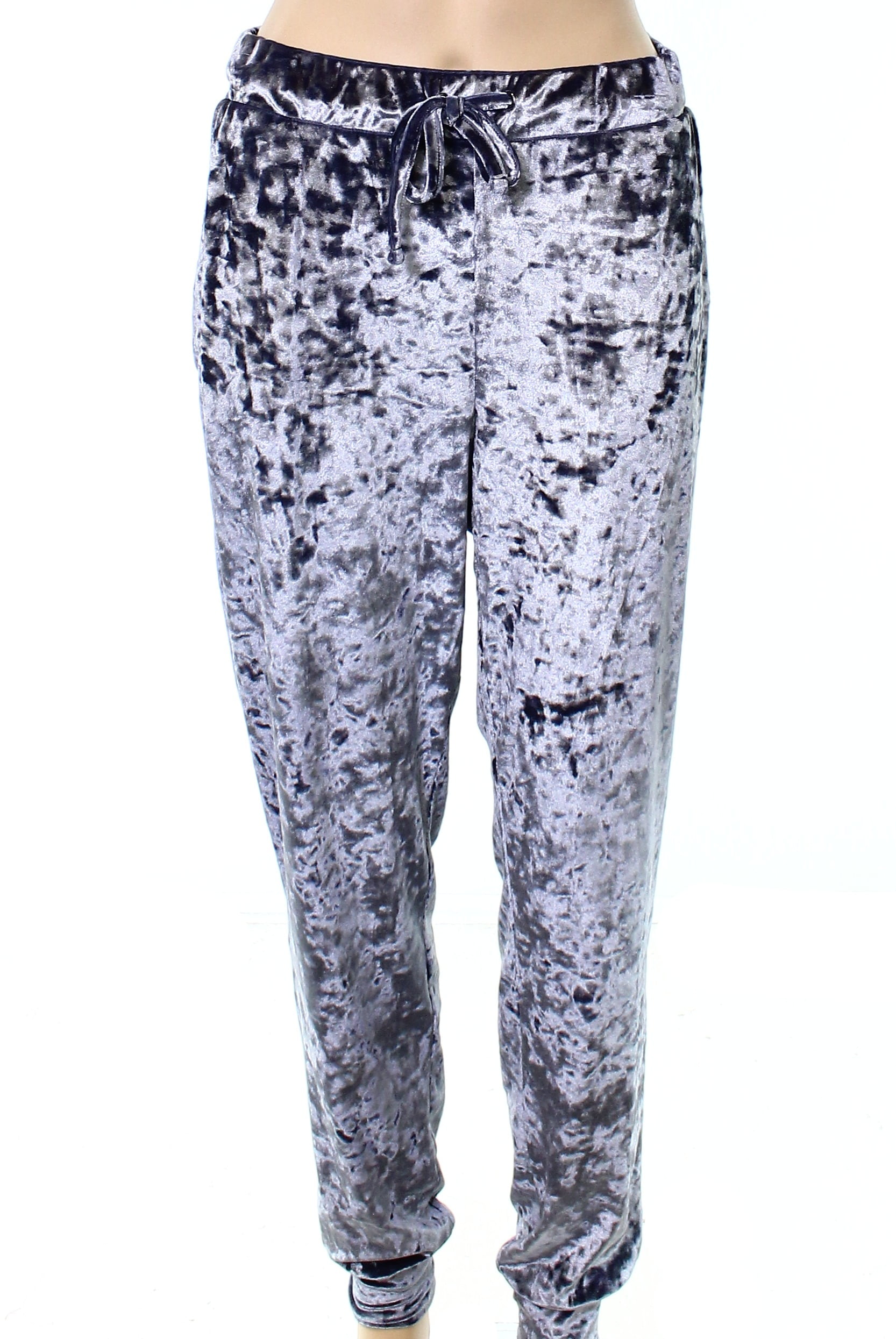 grey velvet pants