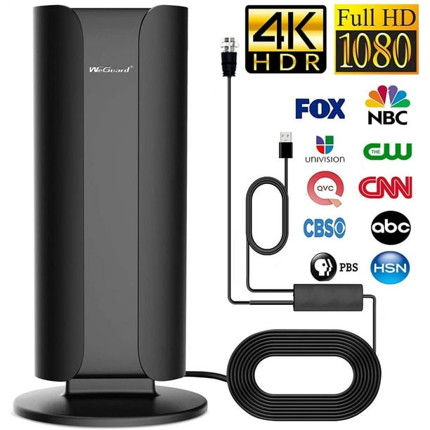 TV Antenna, Digital HD Portable TV Antenna Indoor, 360° Reception&Strong Base Digital