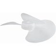 thumbnail image 4 of 12 Inch Plastic Fan Blade Replacement 3 Leaves Transparent White, 4 of 8