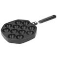 thumbnail image 3 of Aluminum Takoyaki Pan Maker - 12 Cavities, 3 of 17