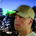 thumbnail image 2 of Cyclops Orion Hat Clip LED Flashlight, Black with 3 Green LED Lights, 2 of 2