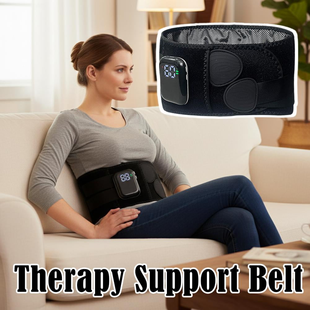 5-in-1 Red Light Therapy Belt for Body,Lumbar Support Belt with Red Light Therapy, Heating Massage, Adjustable Posture Corrector for Lower Back Pain Relief