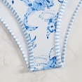 thumbnail image 5 of DHFJKG Bikini Sets For Women Boho Floral 2 Piece Swimsuit Adjustable Straps High Cut Sexy Bathing Suit Trendy Beachwear, 5 of 6